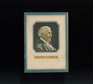 Thomas Edison, Vintage 1930s Promotional Booklet for John Hancock Insurance Company, with biograp...
