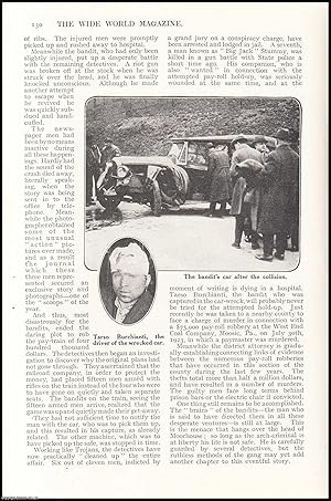 Bild des Verkufers fr The Great Pay-Train Hold-Up : for several years the police of Pittsburg, U.S.A, were at their wits end to deal with an epidemic of pay-roll robberies, thefts of large sums of money intended for paying wages at the great industrial concerns. An uncommon original article from the Wide World Magazine, 1925. zum Verkauf von Cosmo Books