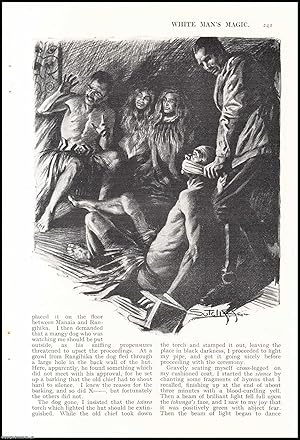 Seller image for White Man's Magic : while on an expedition in the interior of New Zealand fell foul of a rascally Maori tohunga, or medicine-man, who did his best to get them into serious trouble. An uncommon original article from the Wide World Magazine, 1925. for sale by Cosmo Books