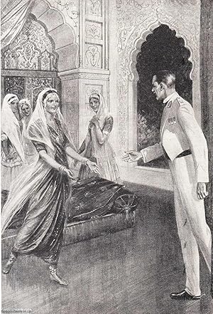 Seller image for Azizun the Dancing Girl : the attempt to kidnap a beautiful Indian dancing-girl at Bombay, by armed men alleged to be in the service of a powerful indian Prince. An uncommon original article from the Wide World Magazine, 1925. for sale by Cosmo Books
