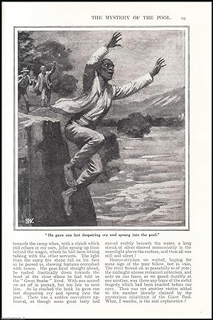 Immagine del venditore per The Mystery of the Pool in the Orange River, Africa : an account of a monstrous snake. An uncommon original article from the Wide World Magazine, 1925. venduto da Cosmo Books