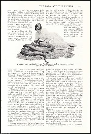 Seller image for The Lady & the Python : a woman's fight for life with a gigantic snake. An uncommon original article from the Wide World Magazine, 1925. for sale by Cosmo Books