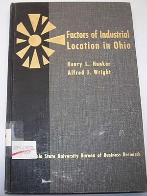 Imagen del vendedor de Factors of Industrial Location in Ohio a la venta por Easy Chair Books