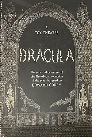 Image du vendeur pour Dracula, A Toy Theater. The sets and costumes of the Broadway production of the play designed by Edward Gorey mis en vente par Sandra L. Hoekstra Bookseller