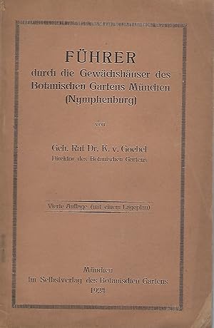 Seller image for Fuhrer durch die Gewachshauser des Botanischen Gartens Munchen (Nymphenburg) for sale by Mike Park Ltd