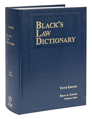 Imagen del vendedor de Black's Law Dictionary. [10th] Tenth Edition. Inscribed by Garner a la venta por The Lawbook Exchange, Ltd., ABAA  ILAB