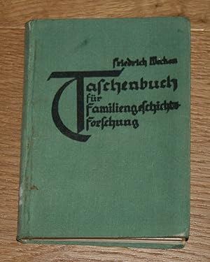 Bild des Verkufers fr Taschenbuch fr Familiengeschichtsforschung. zum Verkauf von Antiquariat Gallenberger