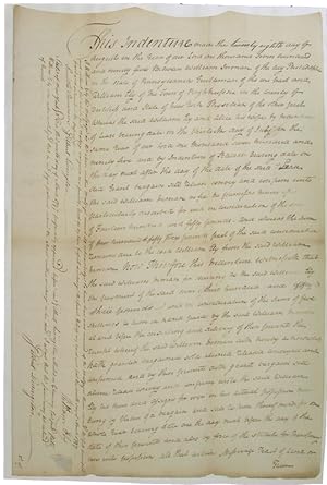 [Signed Indenture] Mortgage for Land in Poughkeepsie, Dutchess County, New York; Sold to William ...