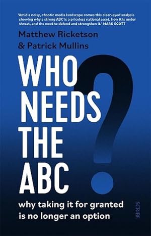 Bild des Verkufers fr Who Needs the ABC? (Paperback) zum Verkauf von Grand Eagle Retail