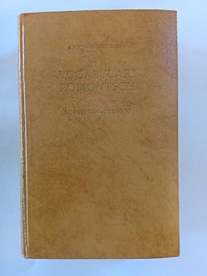 Seller image for Vocabulari romontsch sursilvan - tudestg for sale by Antiquariat Mander Quell