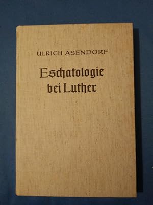 Seller image for Eschatologie bei Luther. for sale by Antiquariat BehnkeBuch