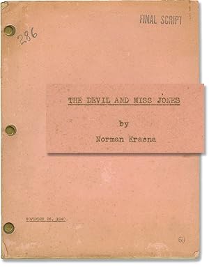 Seller image for The Devil and Miss Jones (Original screenplay for the 1941 film) for sale by Royal Books, Inc., ABAA