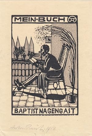 Imagen del vendedor de Mein Buch Baptist Nagengast. Sitzend Lesender. a la venta por Antiquariat  Braun