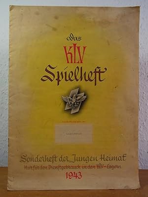 Imagen del vendedor de Das KLV-Spielheft. Sonderheft der "Jungen Heimat" 1943 a la venta por Antiquariat Weber