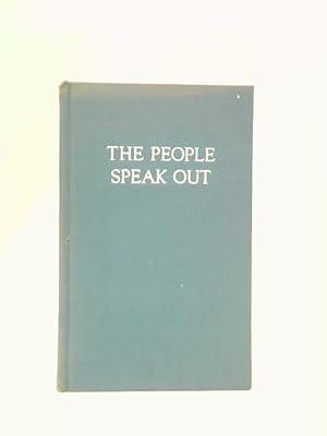 Image du vendeur pour The People Speak Out: Translations of Poems and Songs of the People of China mis en vente par World of Rare Books