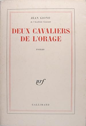 Seller image for Deux cavaliers de l'orage for sale by Philippe Lucas Livres Anciens