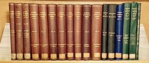 Imagen del vendedor de A COMPLETE, 11-VOLUME RUN OF THE REPORTS OF THE MISSOURI GEOLOGICAL SURVEY, 1891-1896. FIRST EDITIONS IN ORIGINAL CLOTH BINDINGS. PLUS, SIX ADDITIONAL HARDCOVER VOLUMES ON MISSOURI GEOLOGY, 1903-1926. a la venta por Olde Geologist Books