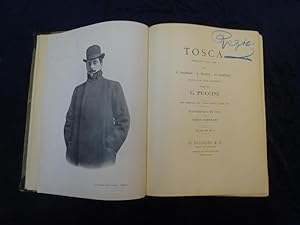 Tosca. Musikdrama in drei Acten von V. Sardou, L. Illica, G. Giacosa. Klavierauszug mit Text von ...
