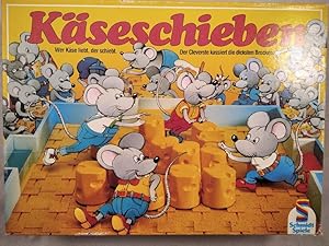 Schmidt Spiele 01119: Käseschieben [Kinderspiel]. Wer Käse liebt, der schiebt. Der Cleverste kass...