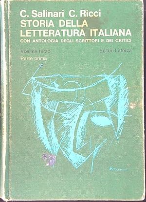 Immagine del venditore per Storia della letteratura italiana III Parte prima venduto da Miliardi di Parole
