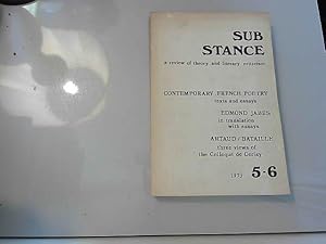 Image du vendeur pour Sub Stance: A Review of Theory and Literary Criticism. No 5-6 [1973] mis en vente par JLG_livres anciens et modernes