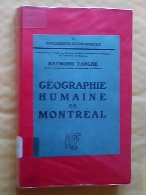 Seller image for Gographie humaine de Montral for sale by Livresse