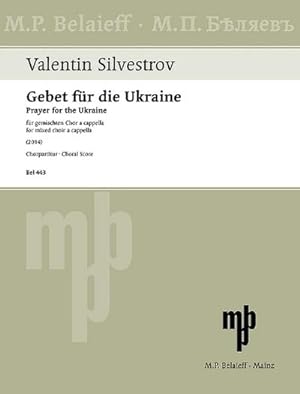 Seller image for Gebet fr die Ukraine/Prayer for the Ukraine : fr gemischten Chor a cappella 2014 - Chorpartitur for sale by Smartbuy