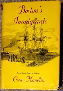 Seller image for Boston's Immigrants; A Study in Acculturation. for sale by Infinite Minds