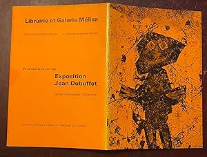 Seller image for Jean Dubuffet. Dessins - Gouaches - Lithographies provenant de la collection personelle de l? artiste. Du 18 mars au 11 avril 1967. for sale by Antiquariat A. Wempe