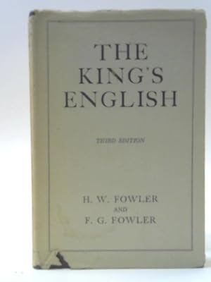 Seller image for The King's English for sale by World of Rare Books