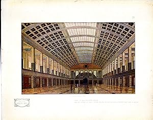 Seller image for Prof. H. Billing, Karlsruhe: projet pour le hall d'un palais d'exposition a francfort Sur-Le-main (project for the hall of an exhibition center in Frankfurt)". from Documents D'Architecture Moderne for sale by Dorley House Books, Inc.