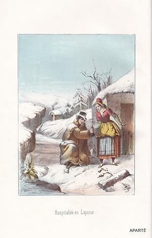 Immagine del venditore per PAYSAGES du NORD. Nouvelle dition. Belgique, Hollande, Russie, Baltique, Golfes de Bothenie et de Finlande, Laponie, Ocan-Glacial, Iles d'Alaud, Norvge, Sude, Cattgat, Villes Hansatiques, Angleterre, Ecosse, etc. venduto da Apart