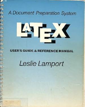 Bild des Verkufers fr A document preparation system latex User's guide & reference manual zum Verkauf von Le-Livre