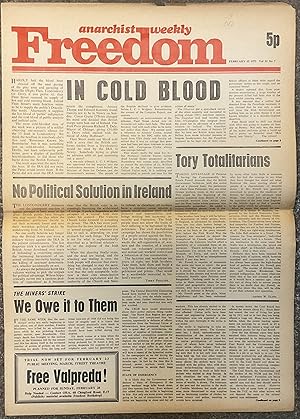Anarchist weekly Freedom. February 12 1972. Vol. 33 n.7