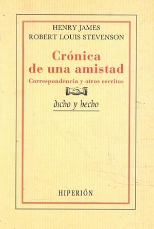 Seller image for Crnica de una amistad. Correspondencia y otros escritos for sale by Librera Cajn Desastre