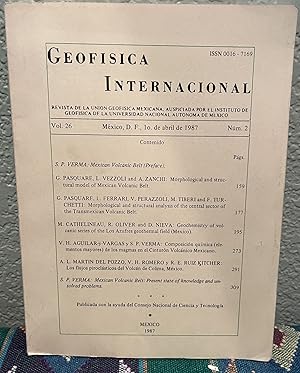 Geofisica Internacional Vol. 26 Num 2, Spanish Language