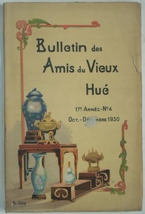 Seller image for La famille et la religion en pays annamite (Bulletin des Amis du Vieux Hu, oct.-dcembre 1930), for sale by LIBRAIRIE L'OPIOMANE