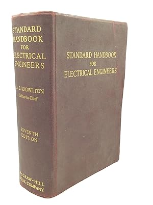 Imagen del vendedor de STANDARD HANDBOOK FOR ELECTRICAL ENGINEERS Prepared by a Staff of Specialists a la venta por Kubik Fine Books Ltd., ABAA