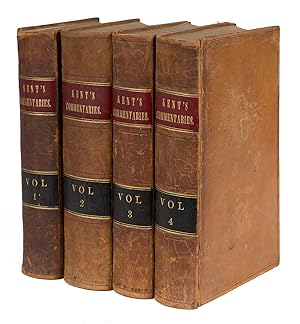 Bild des Verkufers fr Commentaries on American Law. Seventh Edition, 1851. 4 Volumes zum Verkauf von The Lawbook Exchange, Ltd., ABAA  ILAB