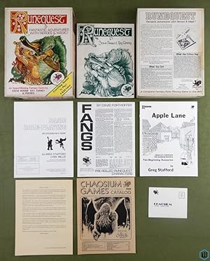 Imagen del vendedor de RUNEQUEST RPG Box Set (2nd Edition) Steve Perrin Ray Turney Greg Stafford a la venta por Wayne's Books