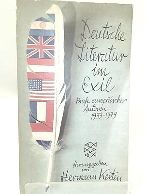 Bild des Verkufers fr Deutsche Literatur Im Exil zum Verkauf von World of Rare Books