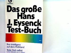 Bild des Verkufers fr Das grosse Hans-J.-Eysenck-Test-Buch zum Verkauf von books4less (Versandantiquariat Petra Gros GmbH & Co. KG)