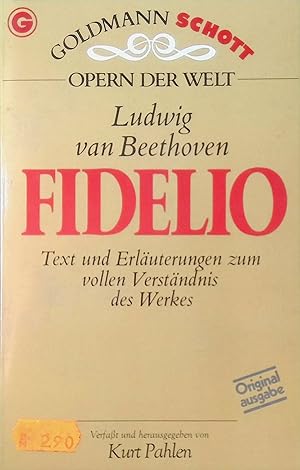 Bild des Verkufers fr Fidelio. Nr. 33002 zum Verkauf von books4less (Versandantiquariat Petra Gros GmbH & Co. KG)