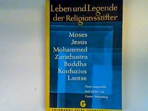 Bild des Verkufers fr Leben und Legende der Religionsstifter (Nr.829-830) zum Verkauf von books4less (Versandantiquariat Petra Gros GmbH & Co. KG)