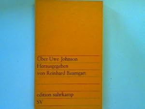 Seller image for ber Uwe Johnson. (Band 405) for sale by books4less (Versandantiquariat Petra Gros GmbH & Co. KG)