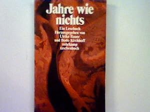 Seller image for Jahre wie nichts : ein Lesebuch - suhrkamp taschenbuch Band 1870 for sale by books4less (Versandantiquariat Petra Gros GmbH & Co. KG)