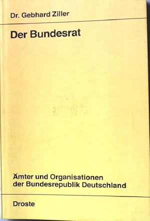 Bild des Verkufers fr Der Bundesrat. Nr.6 zum Verkauf von books4less (Versandantiquariat Petra Gros GmbH & Co. KG)