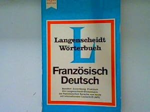 Imagen del vendedor de Langenscheidt Wrterbuch Franzsisch-Deutsch a la venta por books4less (Versandantiquariat Petra Gros GmbH & Co. KG)