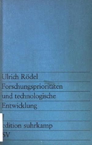 Seller image for Forschungsprioritten und technologische Entwicklung. (Band 523) for sale by books4less (Versandantiquariat Petra Gros GmbH & Co. KG)