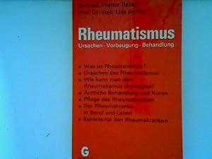 Bild des Verkufers fr Rheumatismus: Ursachen - Vorbeugung - Behandlung (Nr.2527-2528) zum Verkauf von books4less (Versandantiquariat Petra Gros GmbH & Co. KG)